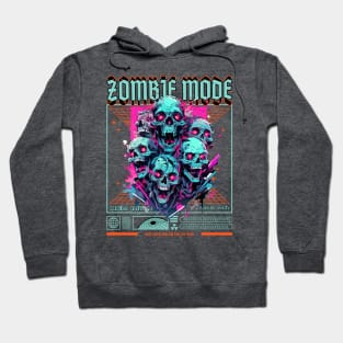 Zombie Retro Art Style Colorful design Hoodie